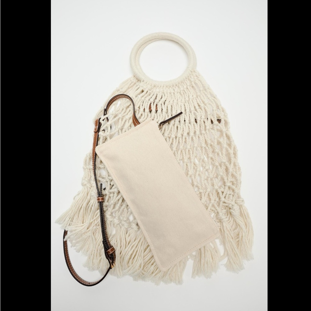MACRAMÉ SHOPPER BAG - Picture 8 of 9